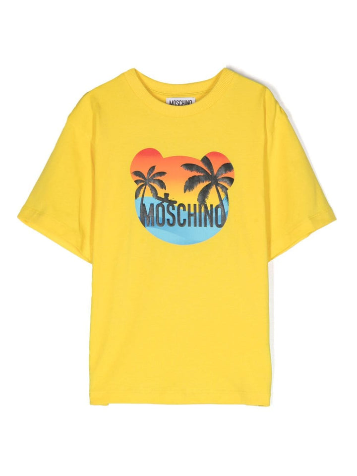 T-shirt enfant jaune/multicolore