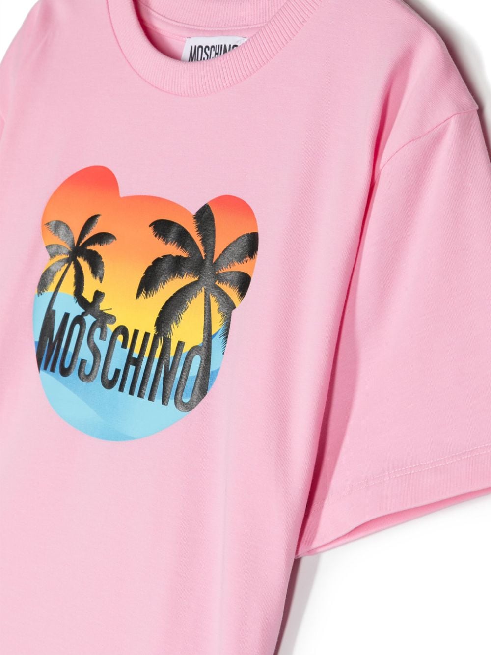T-shirt bambina rosa/multicolore