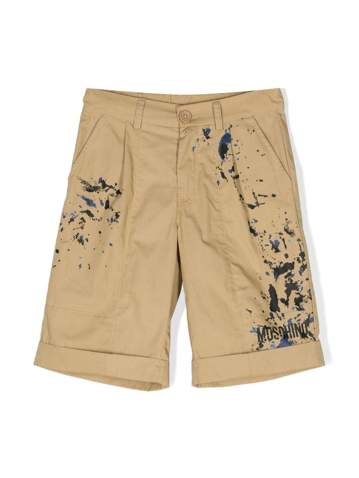 Shorts beige bambino