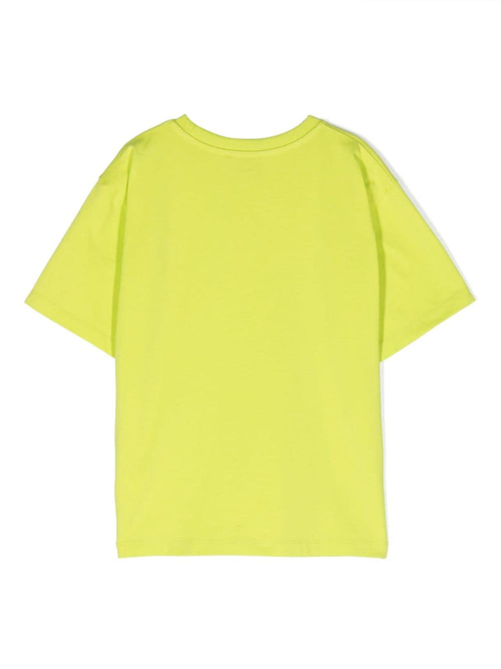 T-shirt fille citron vert/multicolore