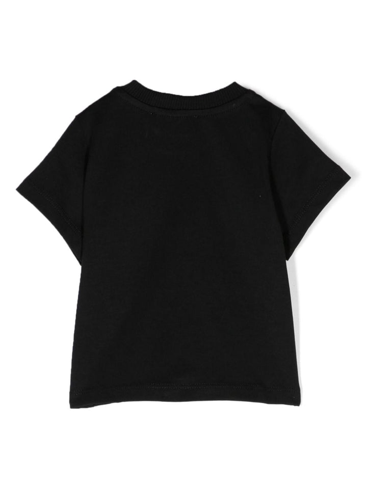 t-shirt nera neonato