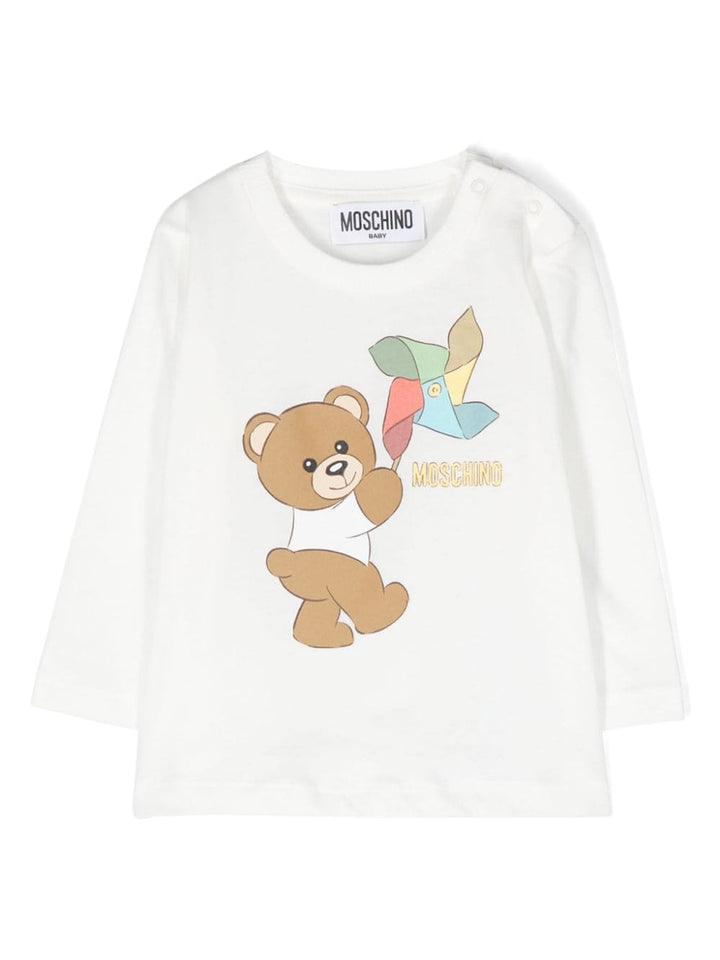 T-shirt neonato bianca