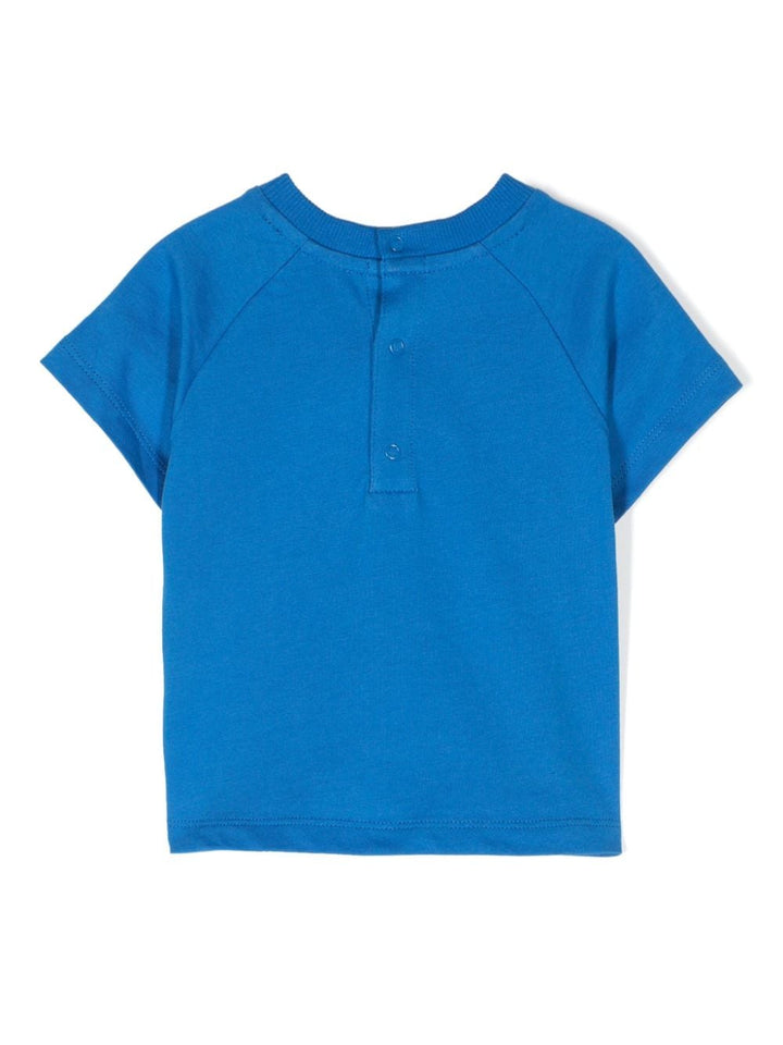 T-shirt blu reale neonato