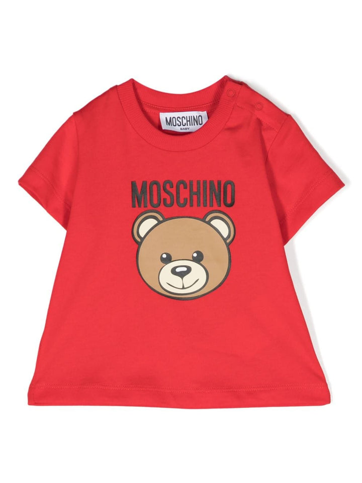 T-shirt rosso neonato