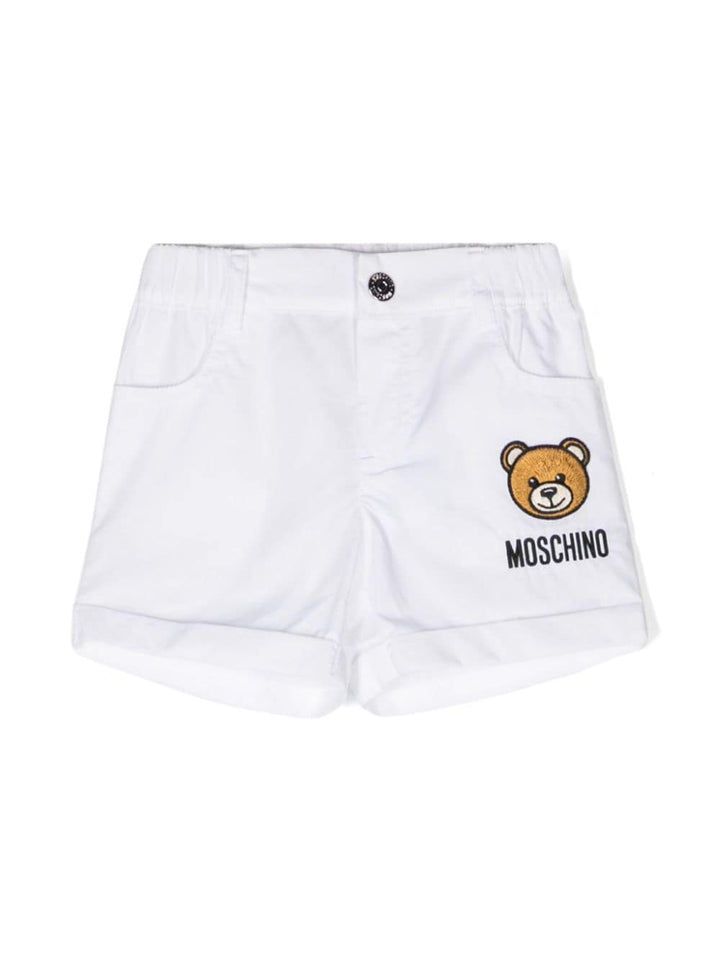 Shorts bianco neonato