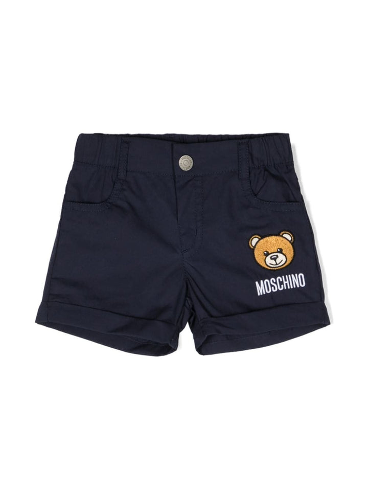 Shorts blu navy neonato