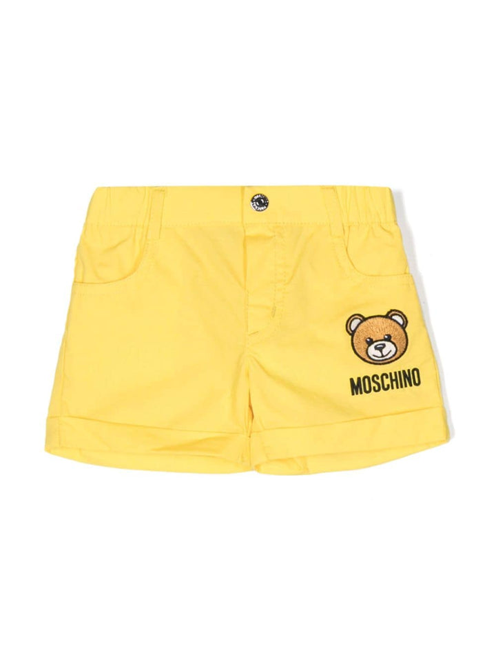 Shorts neonato giallo