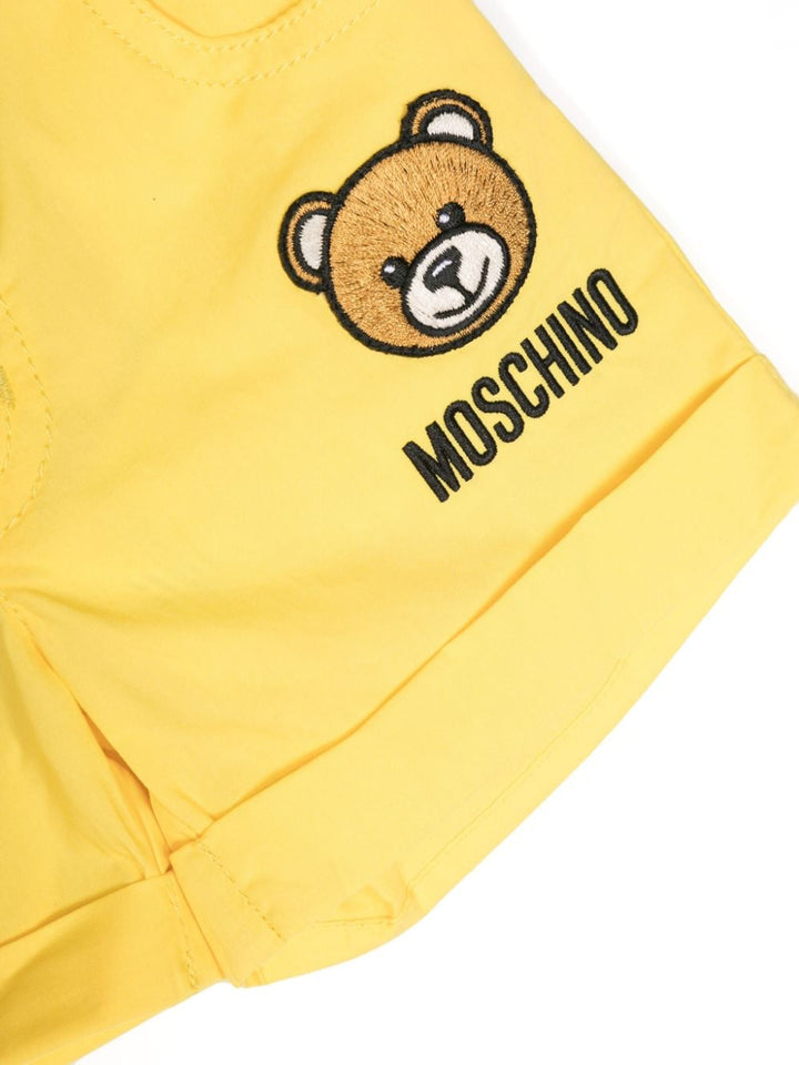 Shorts neonato giallo