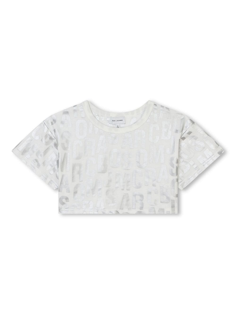 t-shirt blanc/argent pour les filles