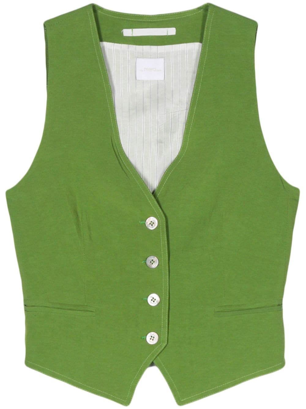 Gilet vert femme