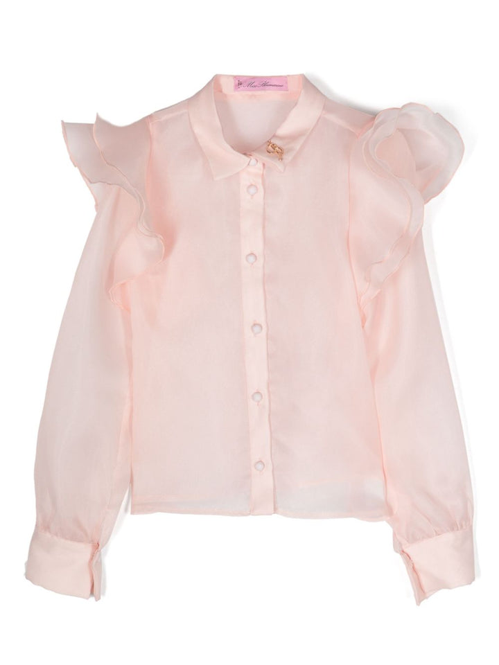 camicia rosa bambina