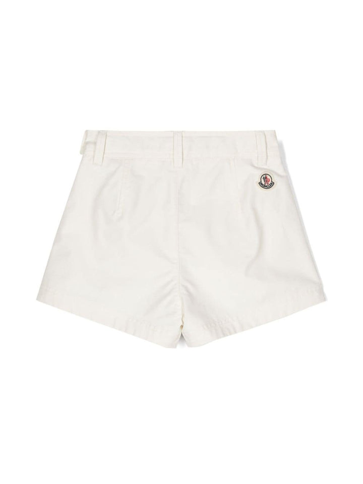 shorts bianco bambina