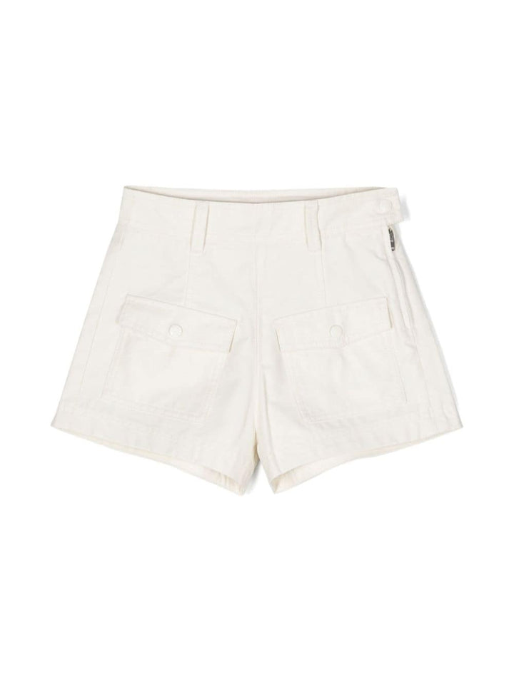 shorts bianco bambina