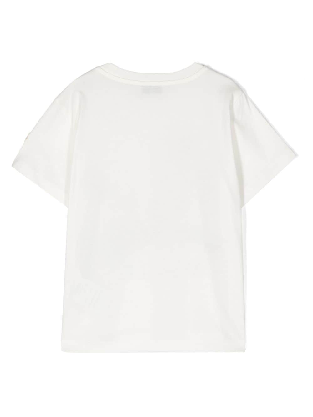 T-shirt bambino bianco ottico