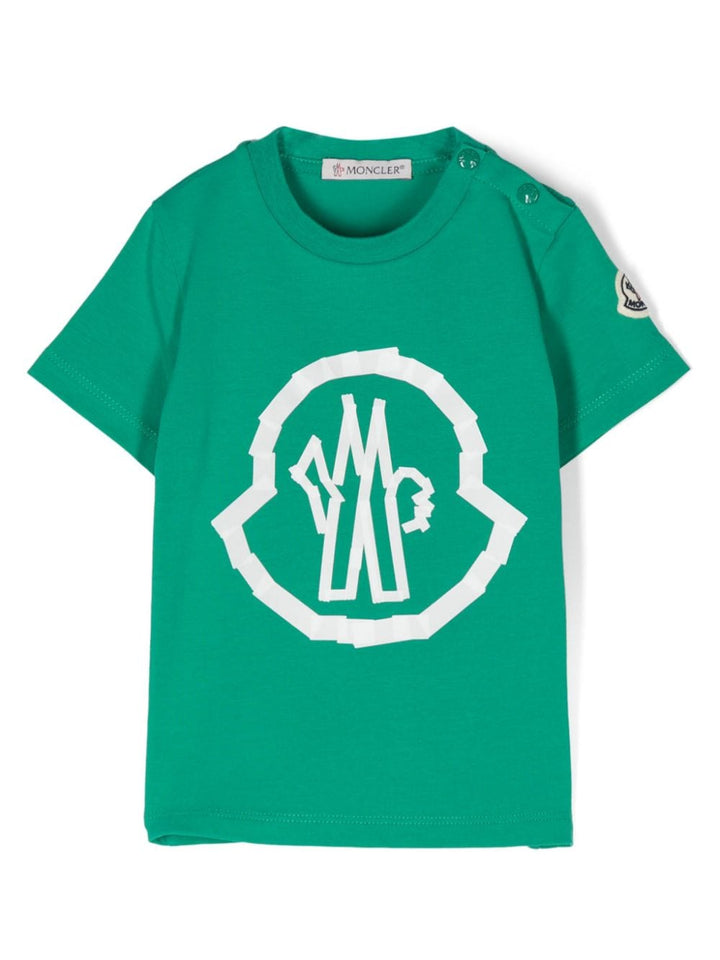 T-shirt bébé vert unisexe