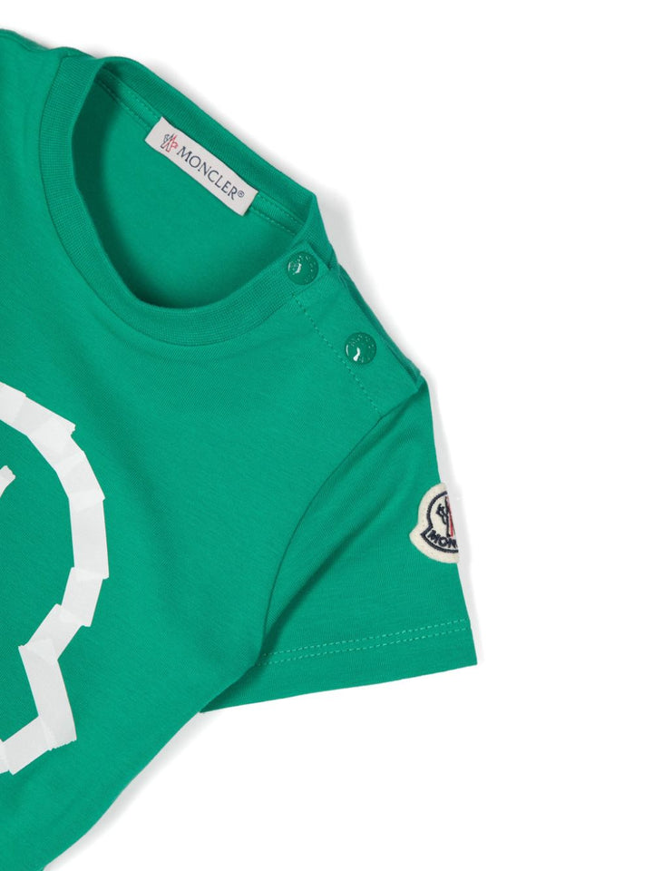 T-shirt verde neonato unisex