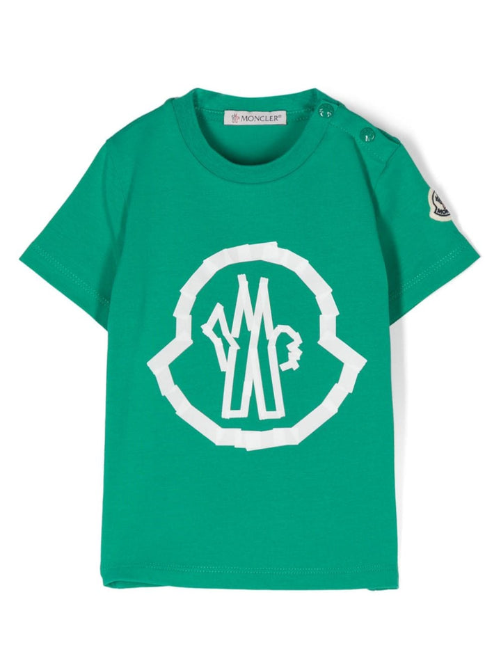 T-shirt verde neonato unisex