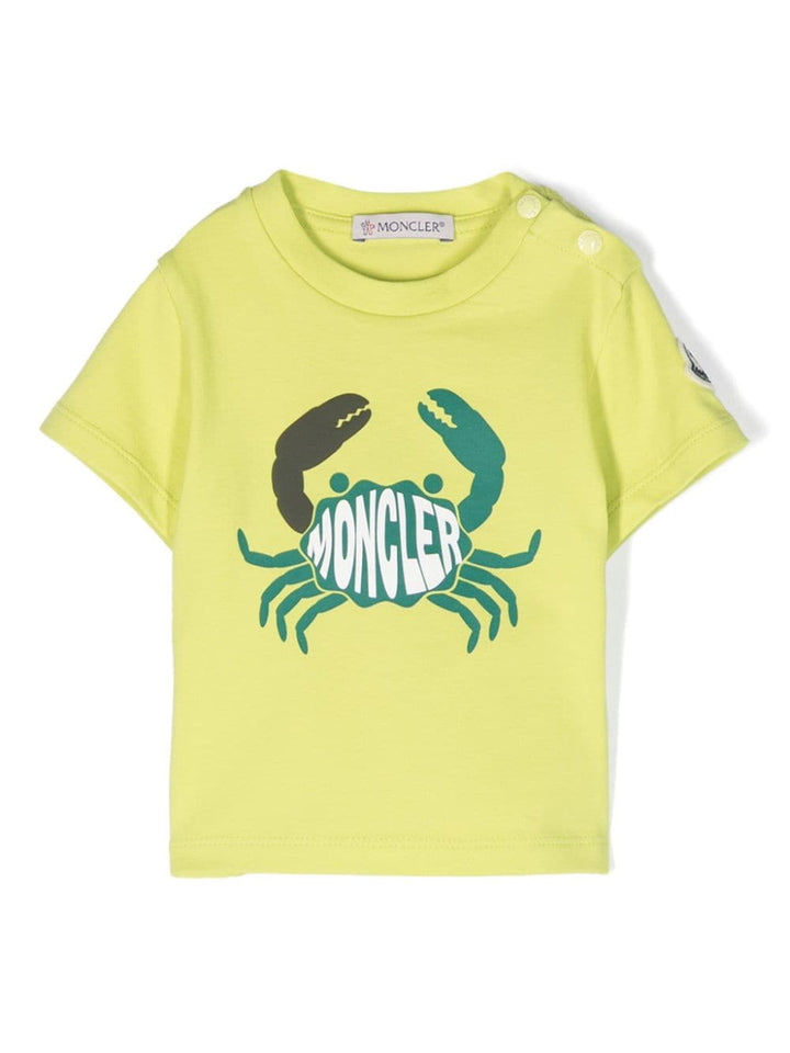 T-shirt bébé vert unisexe