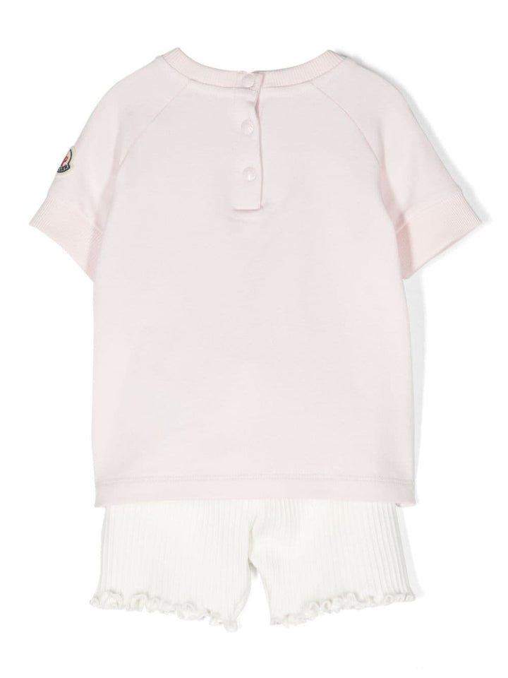 Ensemble bébé fille rose