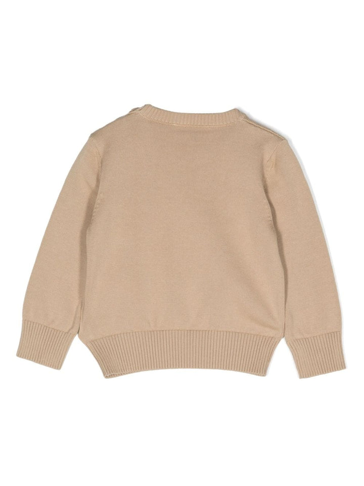 Maglione beige neonato unisex