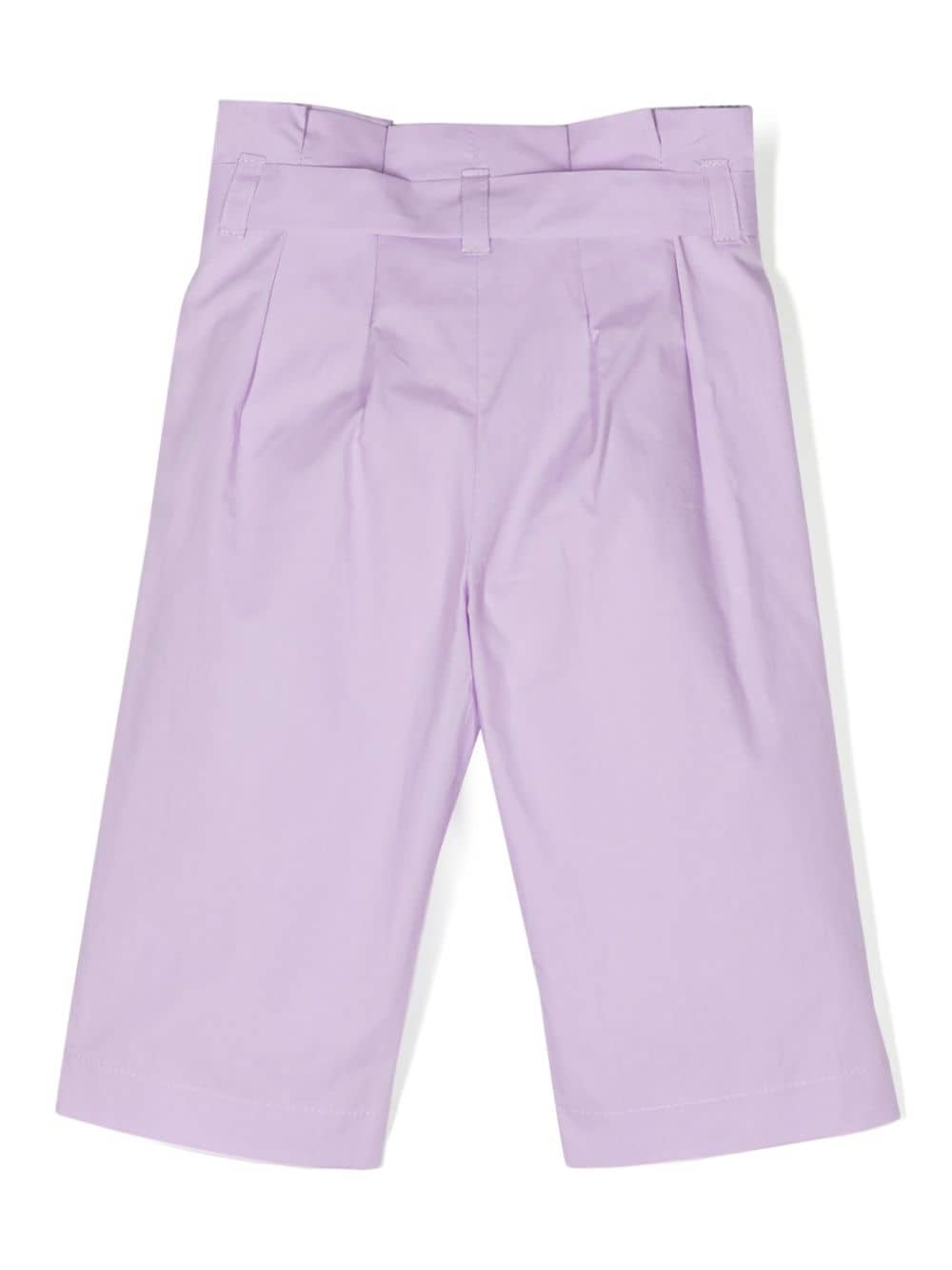 Pantaloni bambina viola chiaro