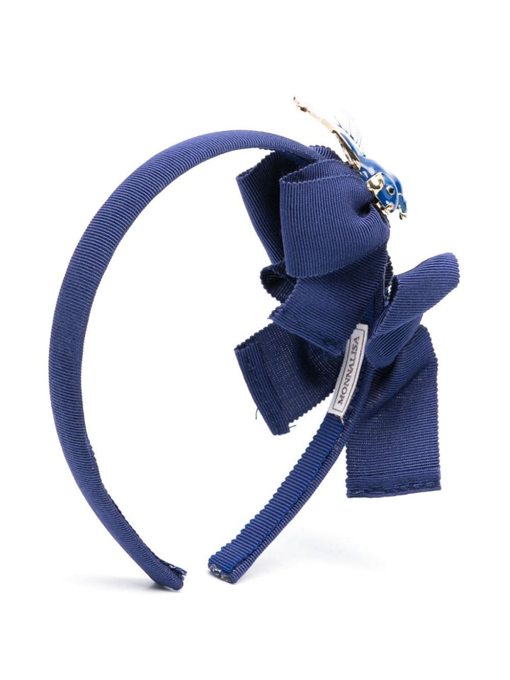 Cerchietto bambina blu navy