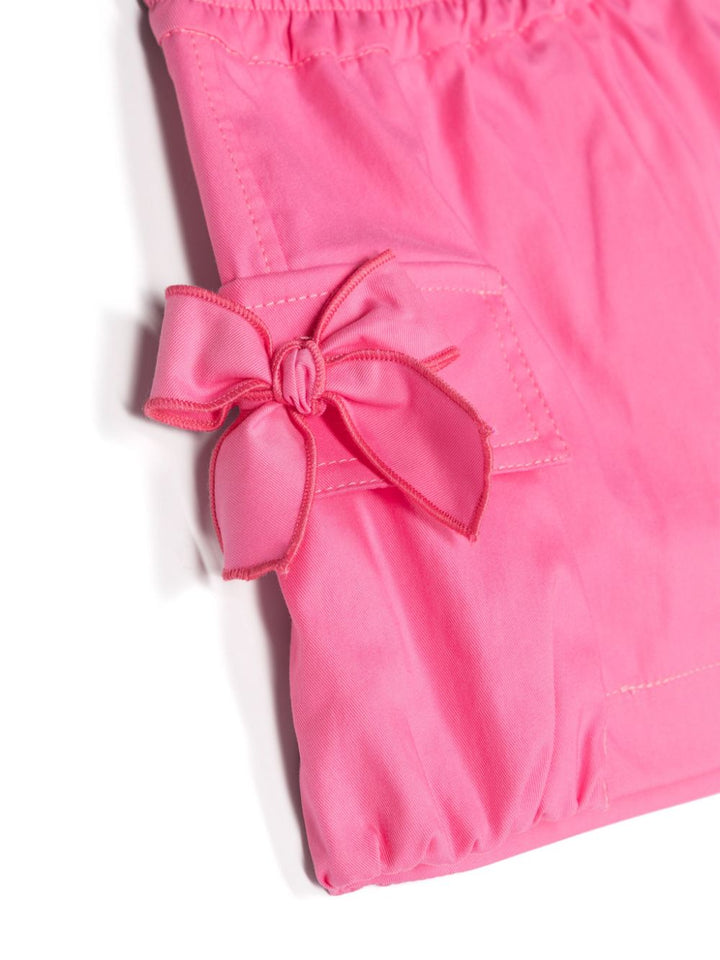 Shorts neonata rosa pastello