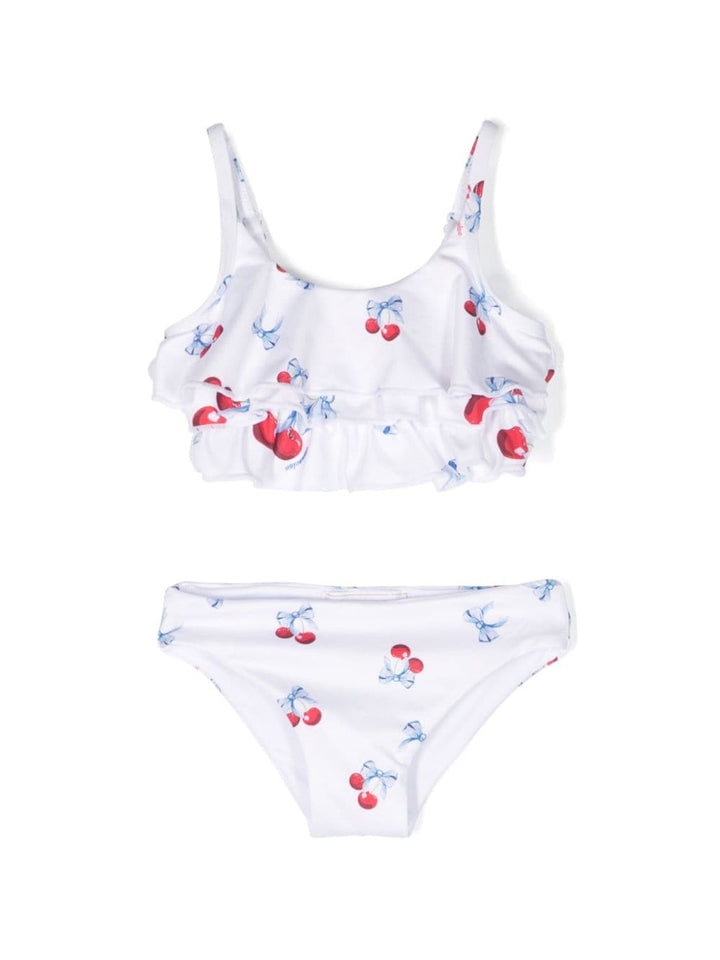 Bikini rosso/bianco/blu neonata