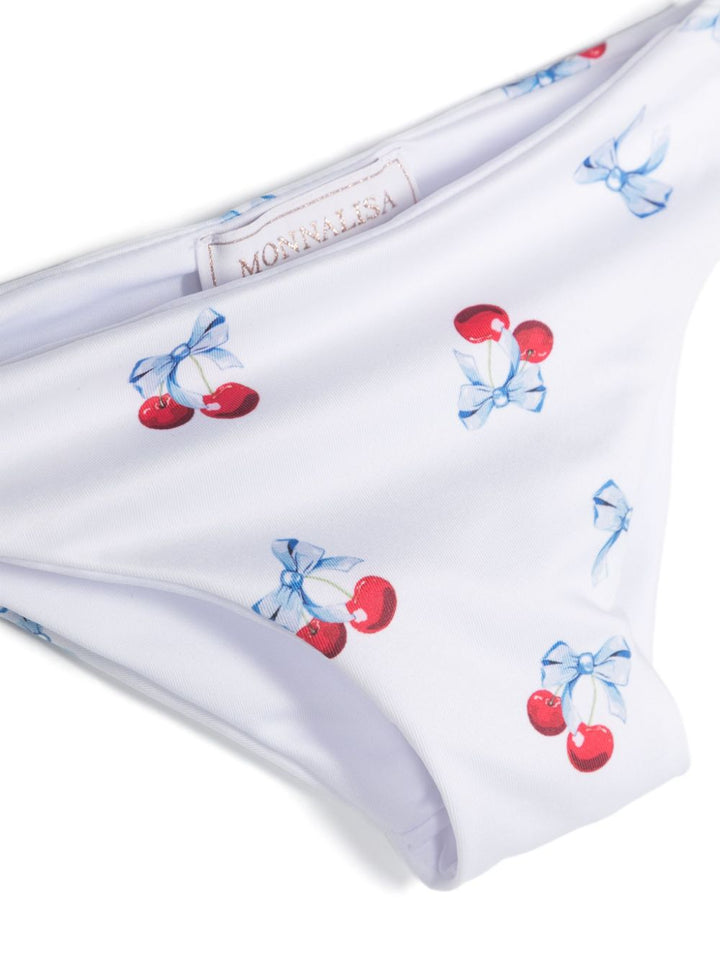 Bikini rosso/bianco/blu neonata