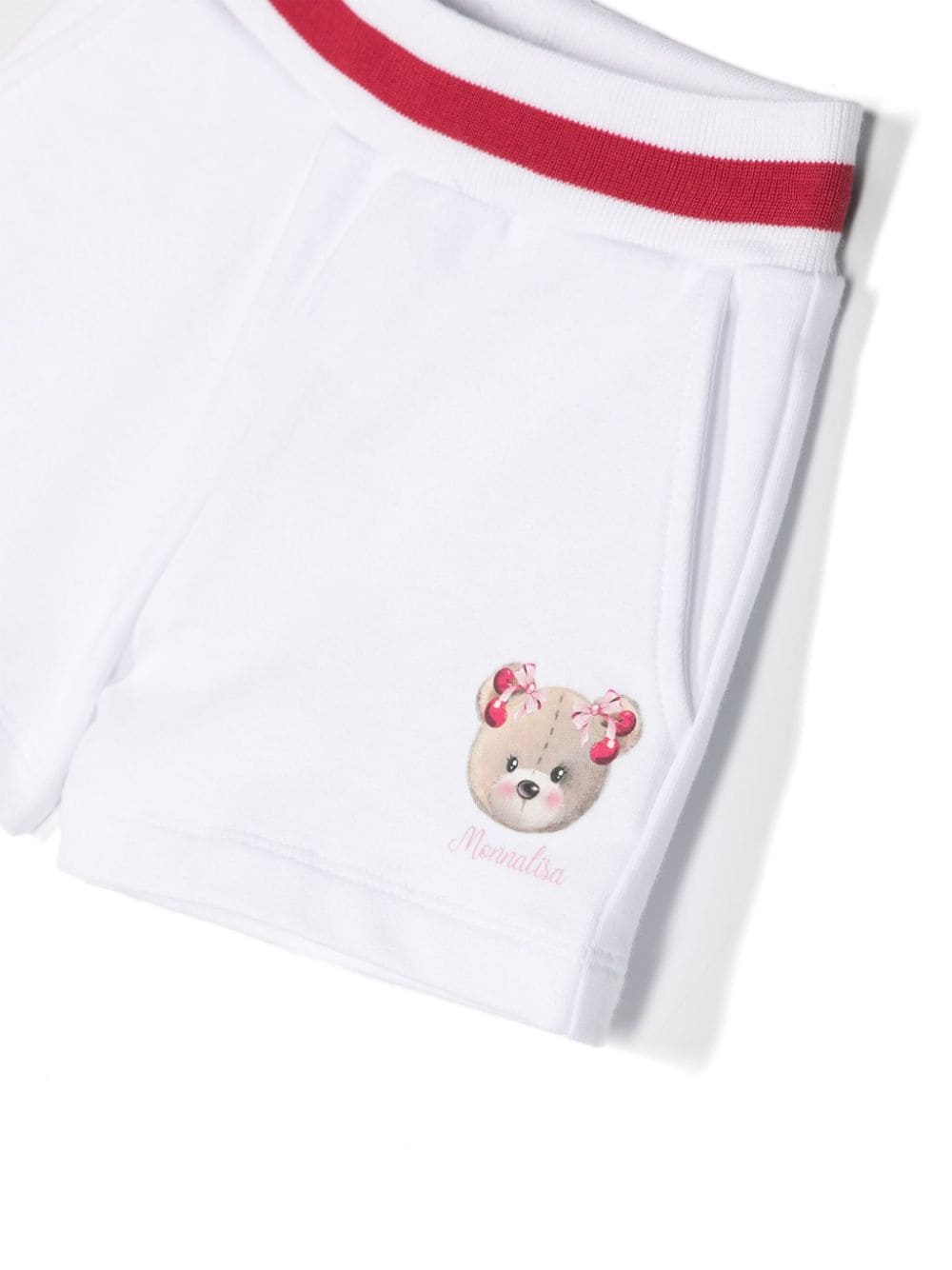 Shorts neonata bianco/multicolore
