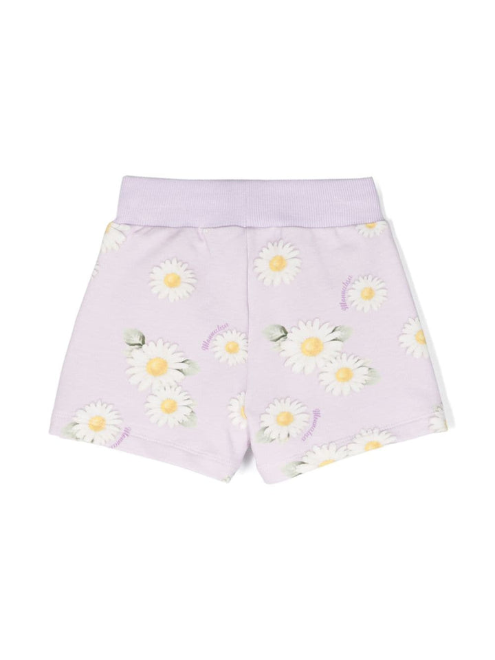 Shorts neonata lilla/multicolore