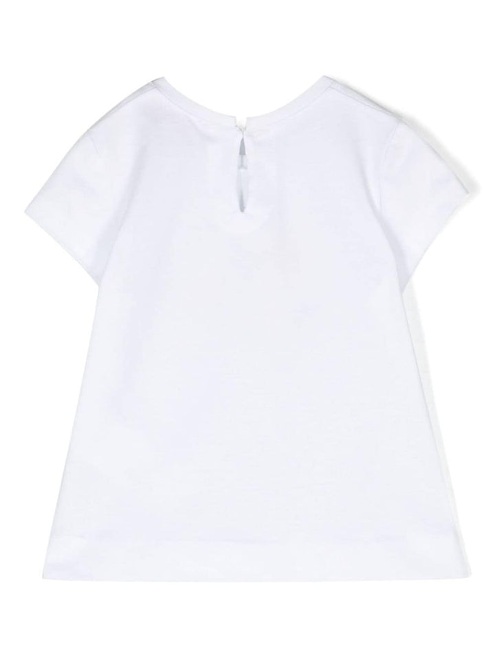 T-shirt bianca neonata