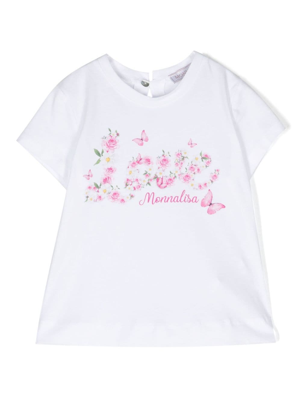 T-shirt bianca neonata