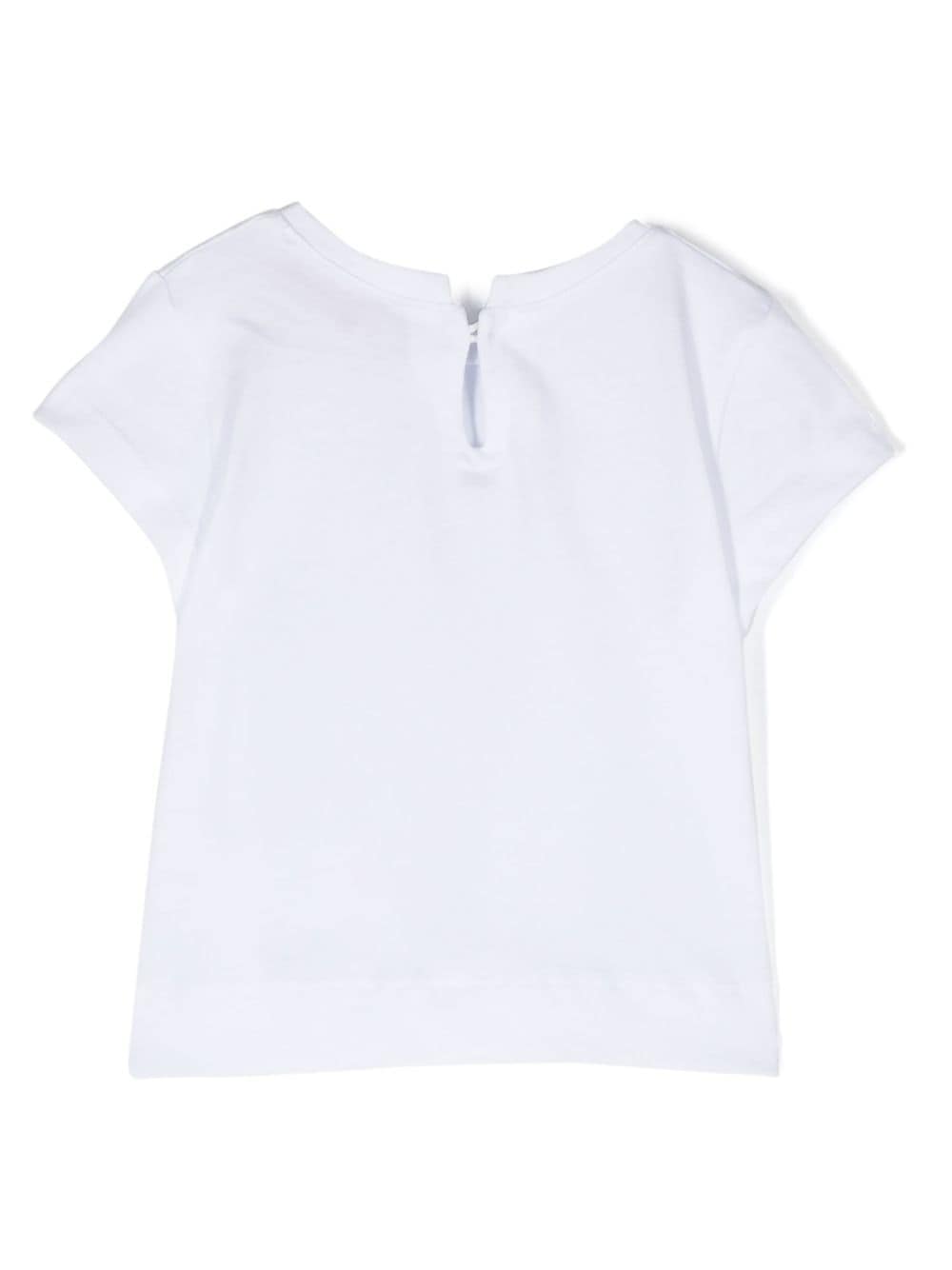 T-shirt neonata bianca
