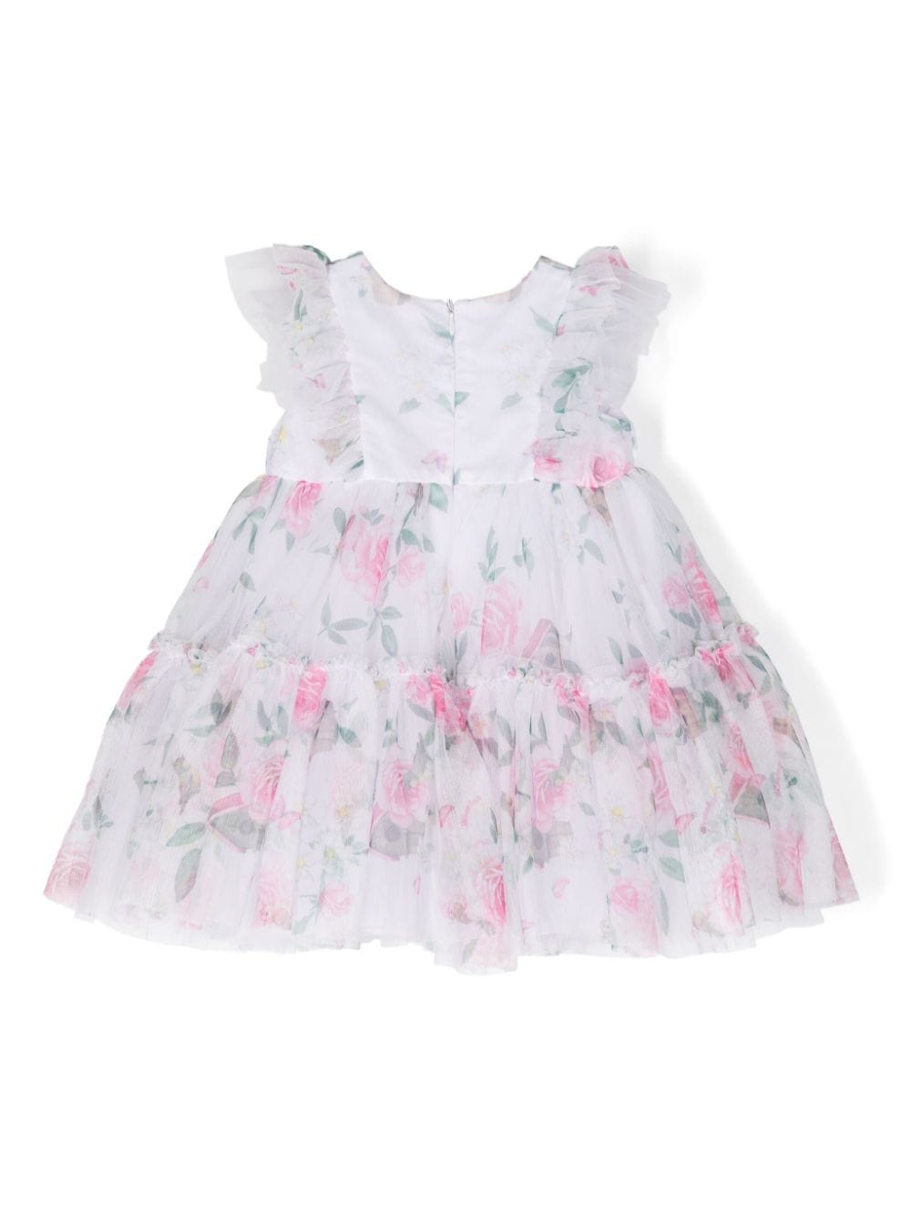 Robe bébé fille blanche/multicolore