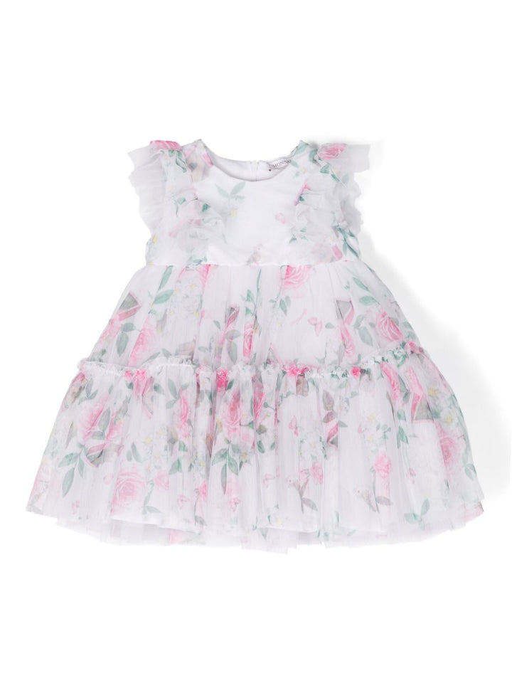 Robe bébé fille blanche/multicolore