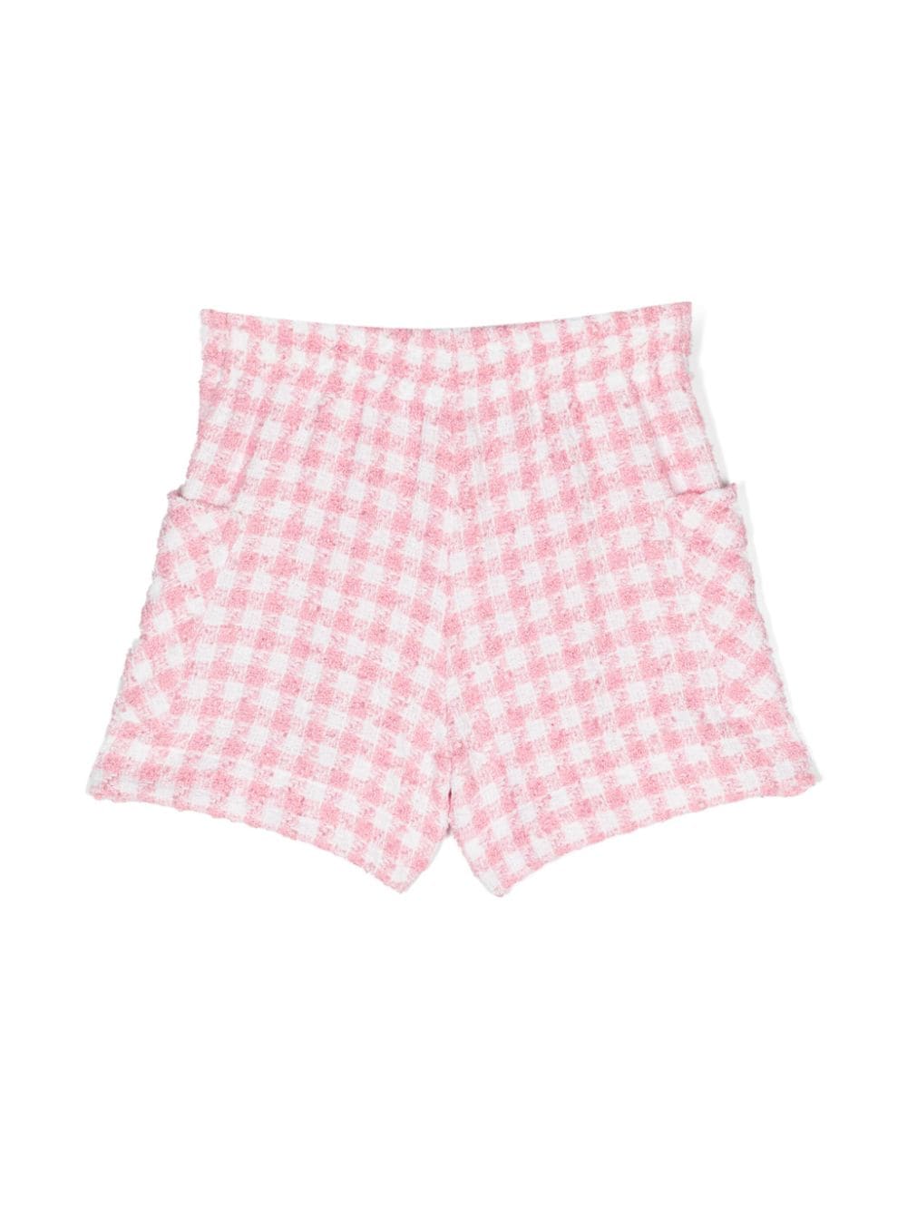 Shorts bianco/rosa bambina