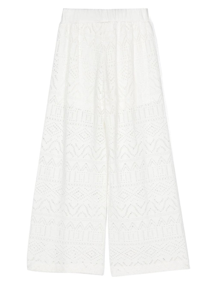 Pantalon bébé fille blanc