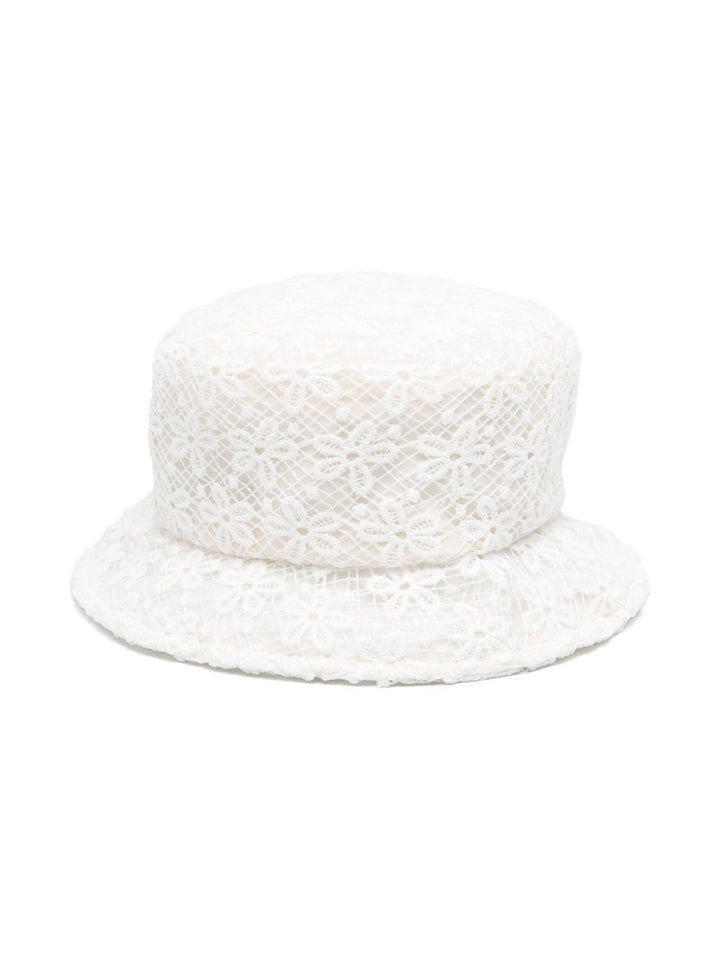 Cappello bianco neonata