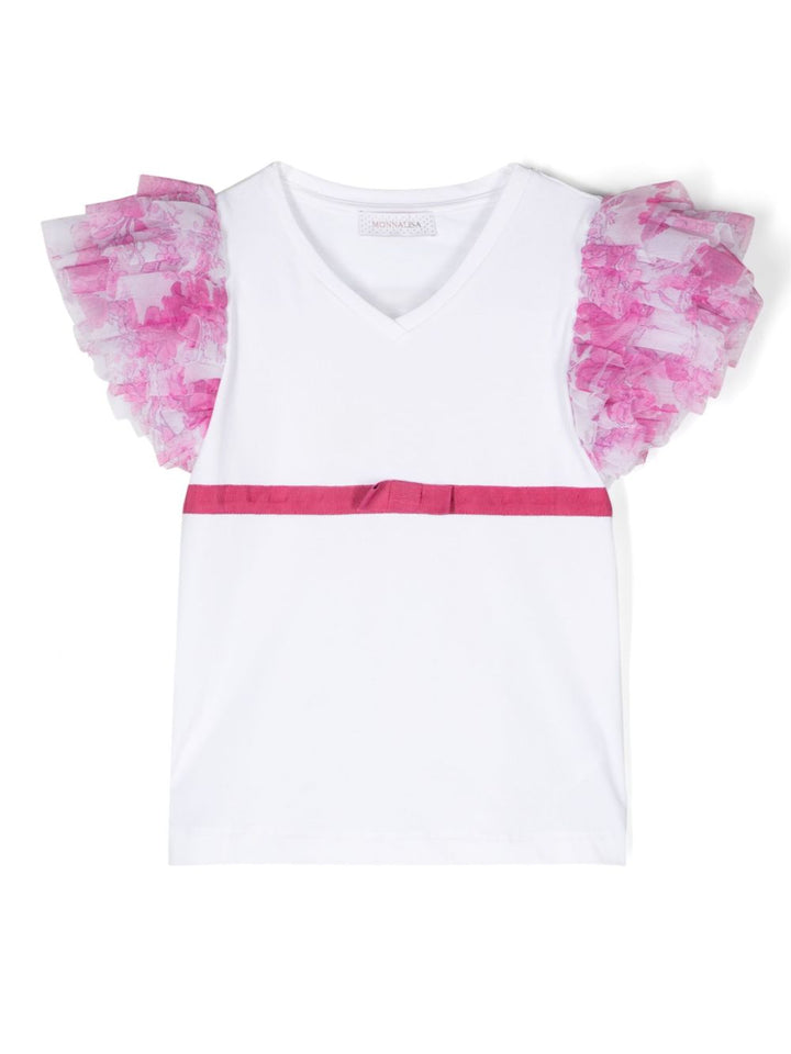 Tee-shirt fille blanc