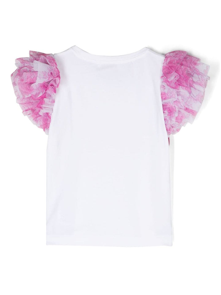 T-shirt bianca bambina