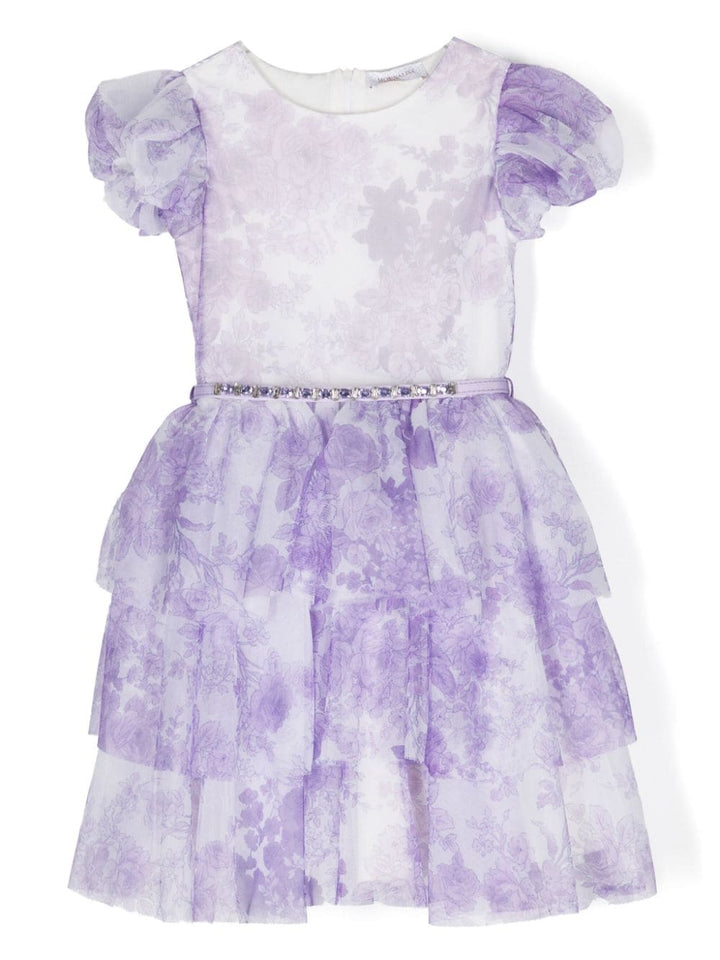 Robe fille lilas