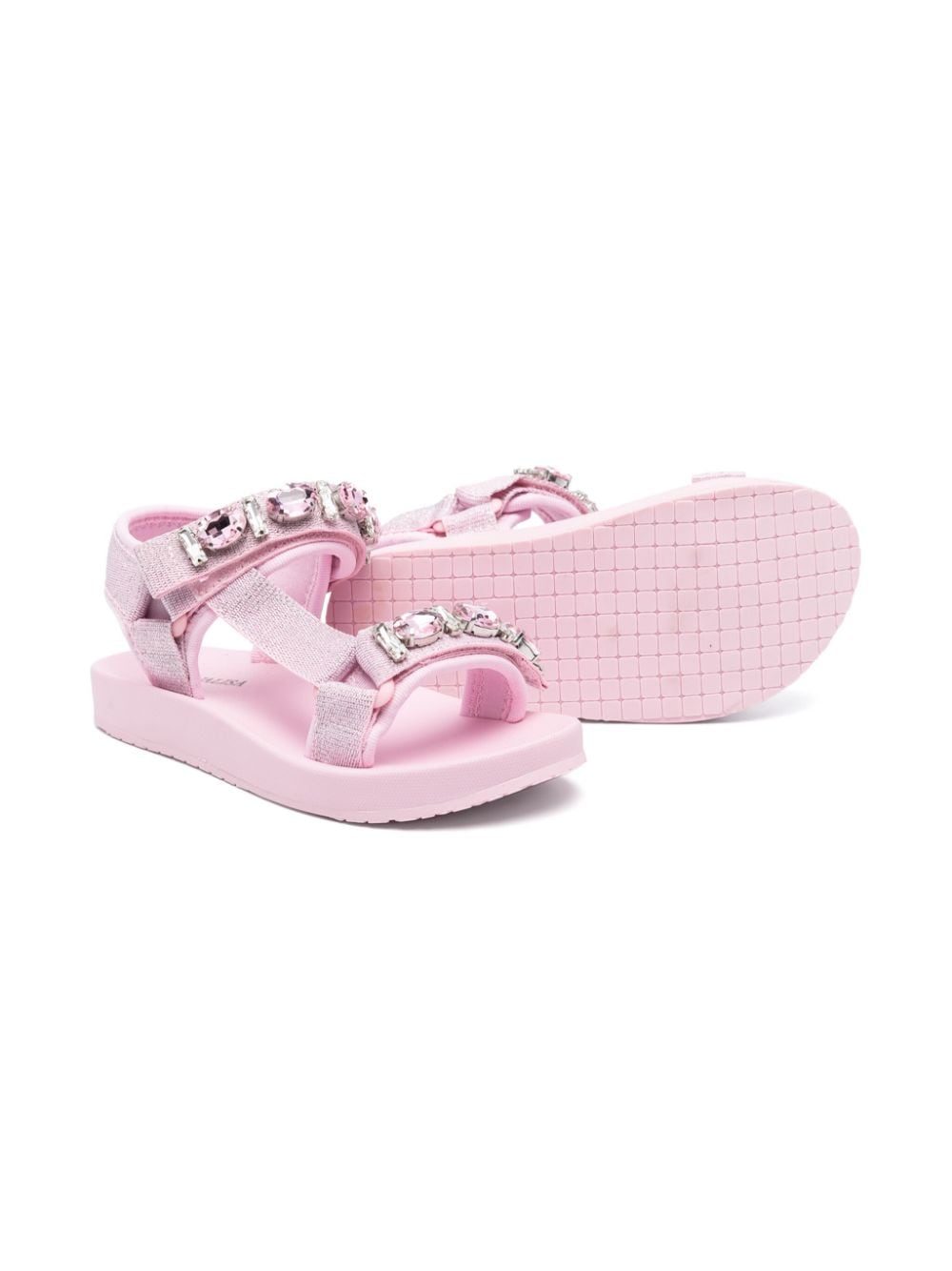 Sandales fille rose