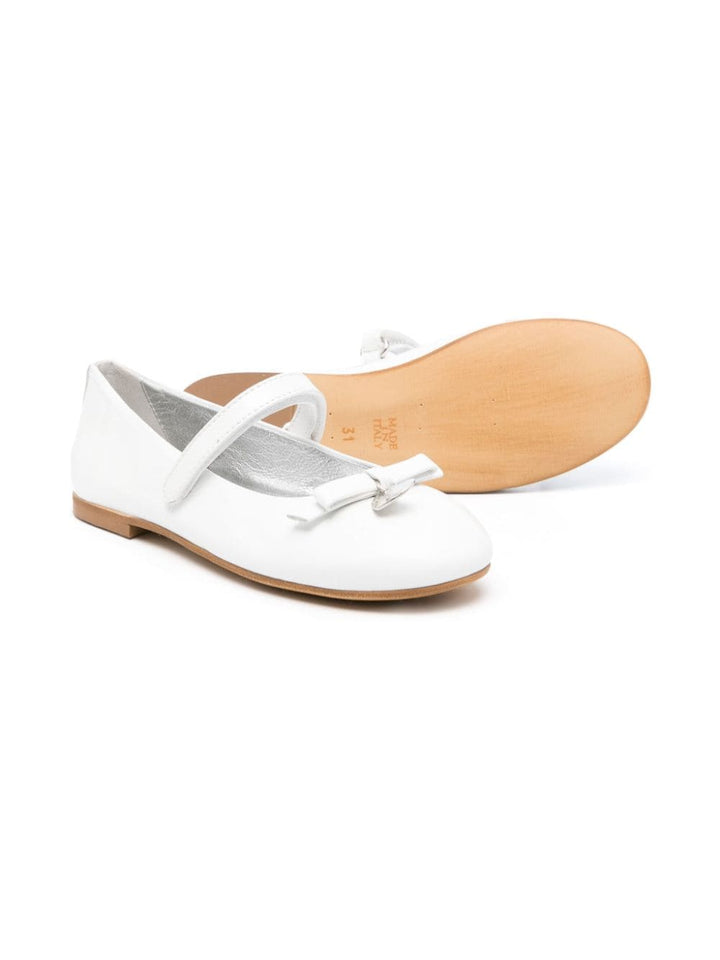 Ballerines fille blanches