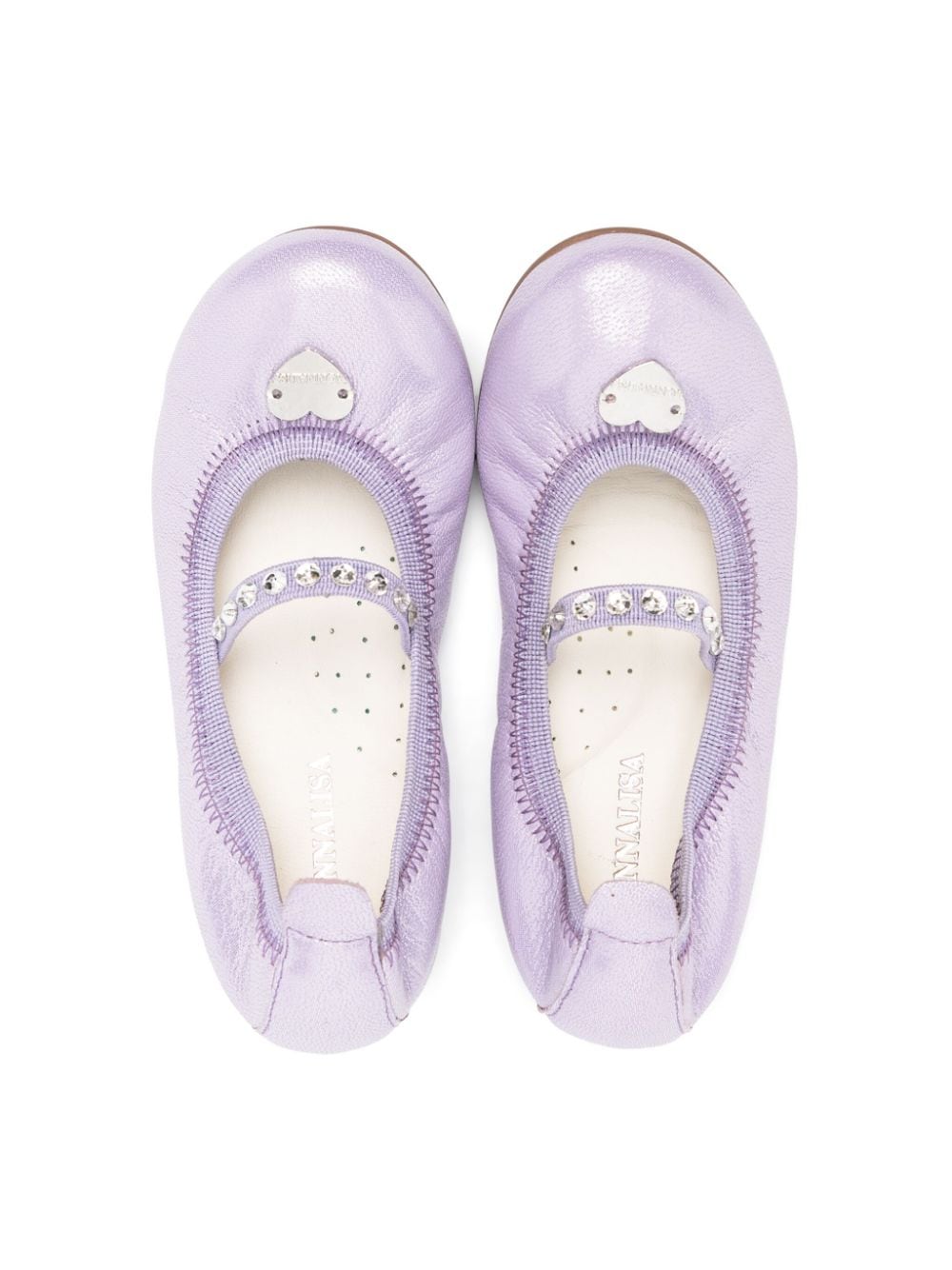 Ballerines petite fille lilas