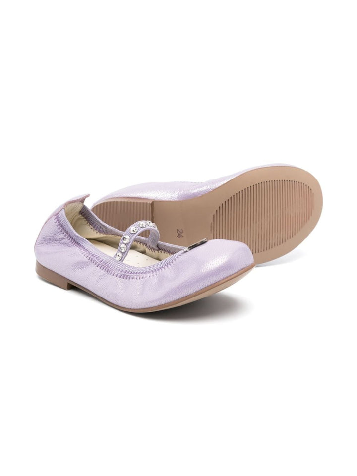 Ballerines petite fille lilas