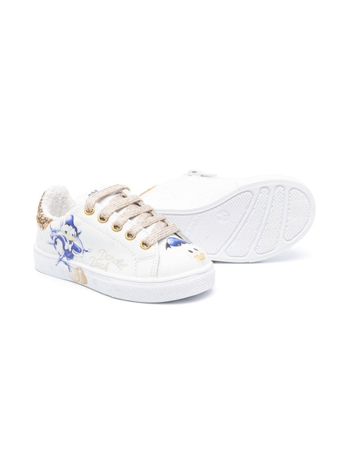 Baskets fille blanches