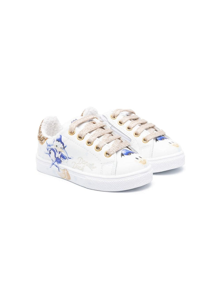 Baskets fille blanches