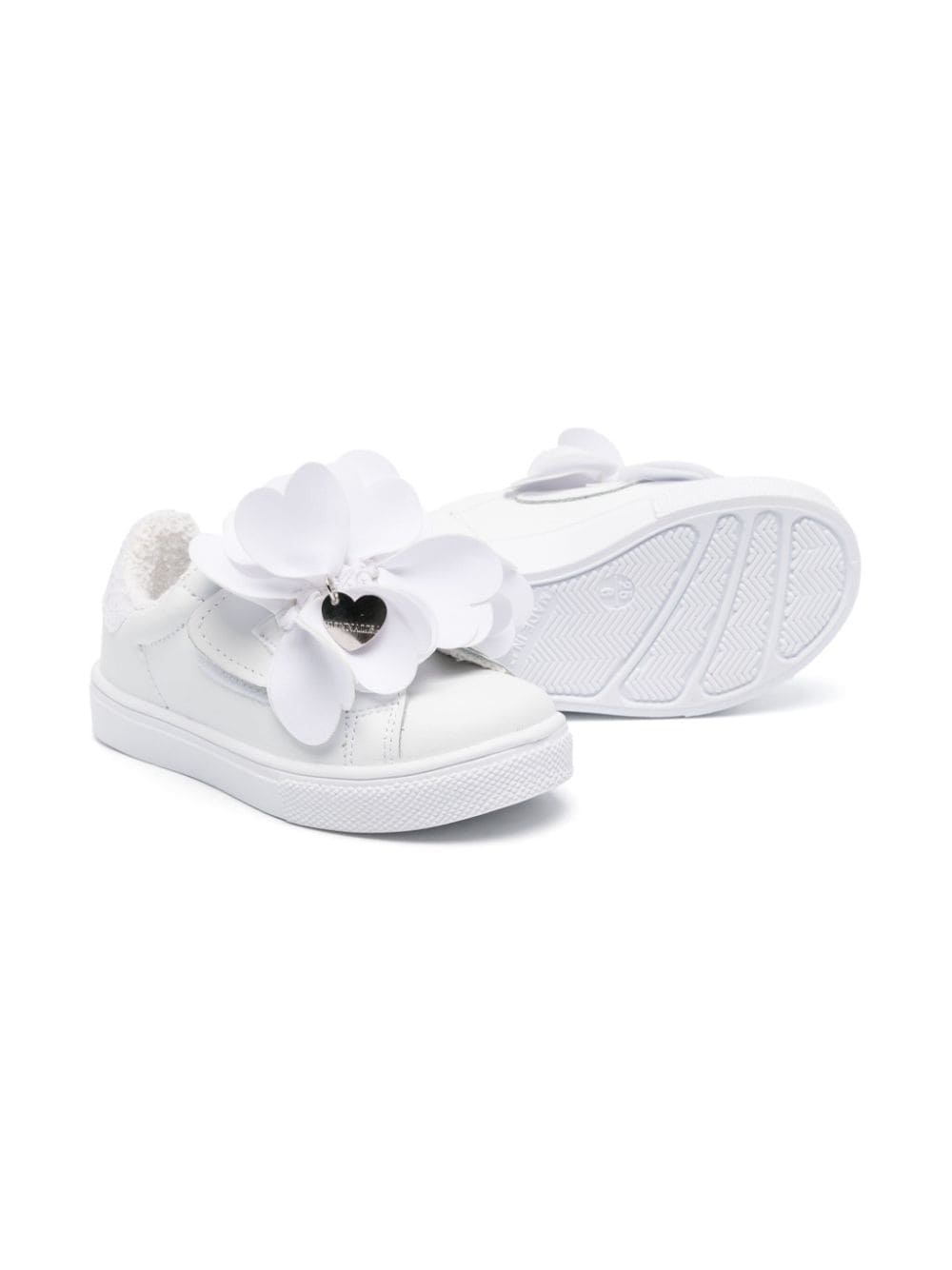 Sneakers bambina bianche