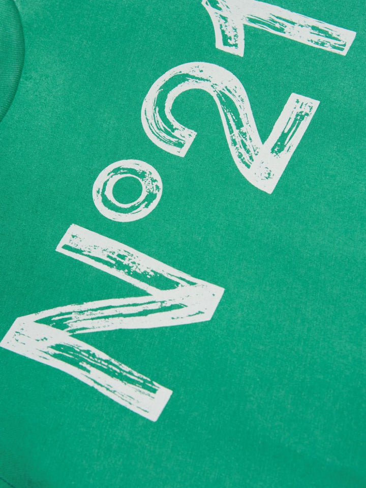 T-shirt verde bambino